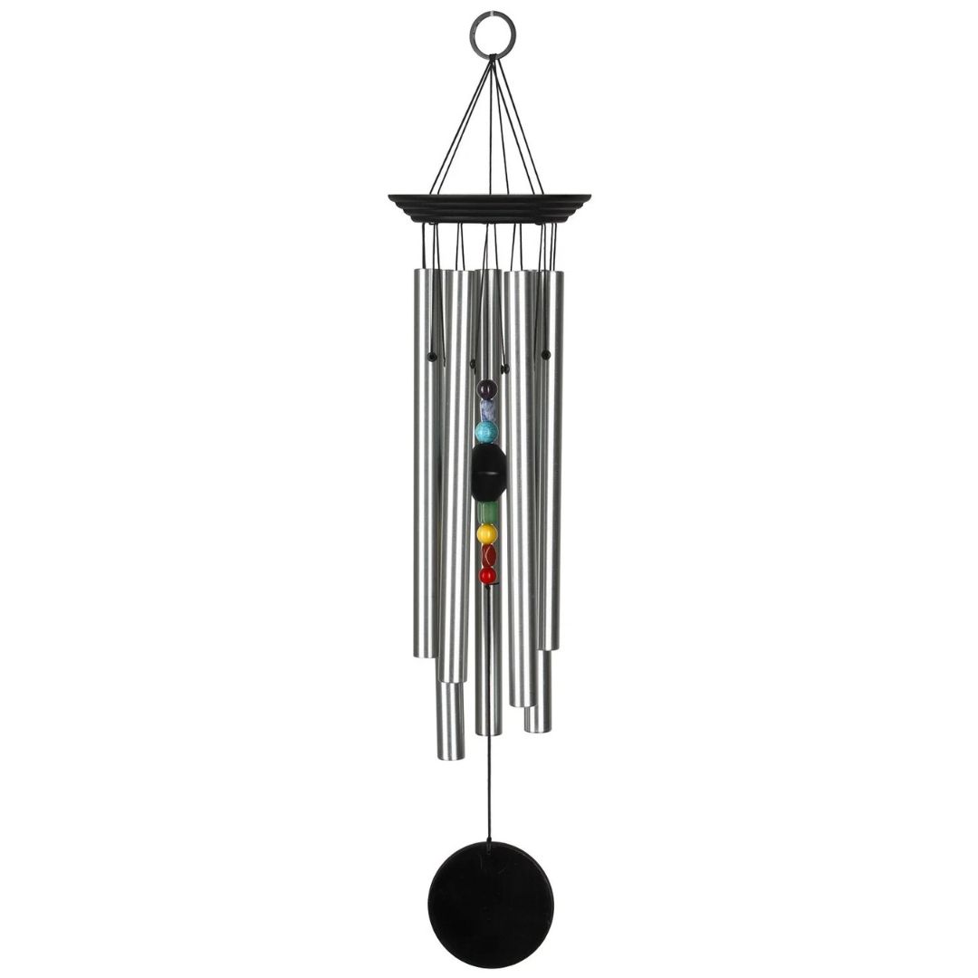 Chakra Chime Seven Stones – Woodstock Chimes – Large Black